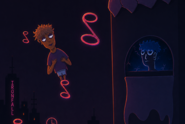short story graphic for black comedy